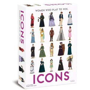 Icons Women Who Play to Win Family Card Game Buffalo 2-5 Players NWT